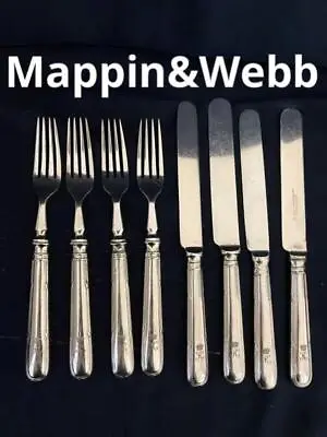 Great Britain Antique Mappin Webb Cutlery Set Of 4 Initial K • $212.67