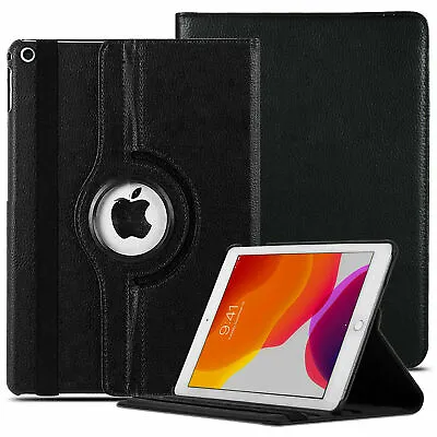 For Apple IPad 9th Generation 10.2  2021 360° Rotating Smart Leather Case Cover • £5.99