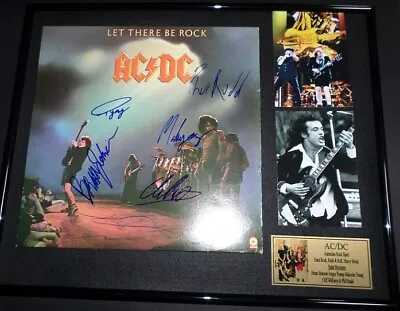 AC/DC Frame Hand Signed By ALL 20 X 16  LP Display • $290