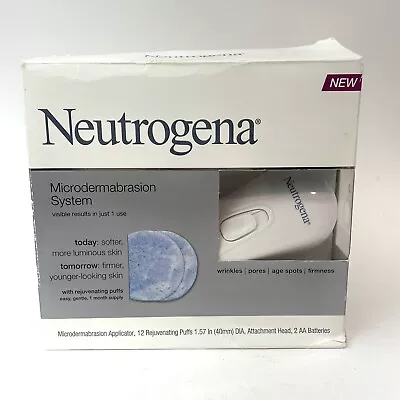 Neutrogena Microdermabrasion System 12 Puff Refills No Batteries Damaged Box • $119