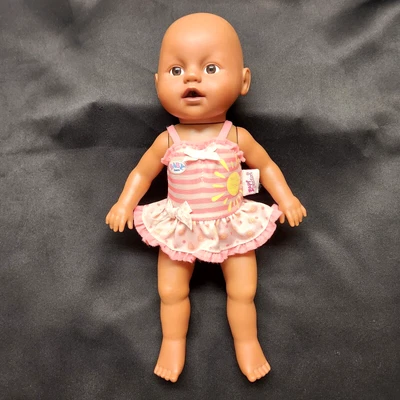 $12.75 • Buy Zapf Creations Baby Born Mommy Look I Can Swim Doll African American WORKS