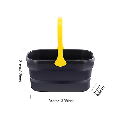 Folding Silicone Collapsible Bucket Camping Caravan Hiking Fishing Washing  • £10.69