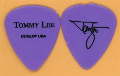 Motley Crue Tommy Lee 2002 Tour Dunlop Color Series Purple V2 Guitar Pick • $9.99