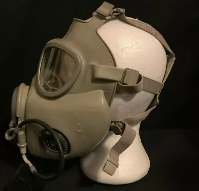 Rare Vintage M10M Czech Gas Mask East Germany & Czechoslovakia D • $38