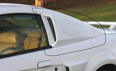 $239.95 • Buy 1999 - 2004 Ford Mustang Xenon Quarter Window Scoops 2000 2001 2002 2003