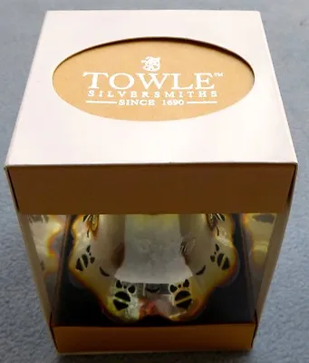 Towle Christmas Bell 2010 Pierced Ornaments & Bows New In Box • $9.95