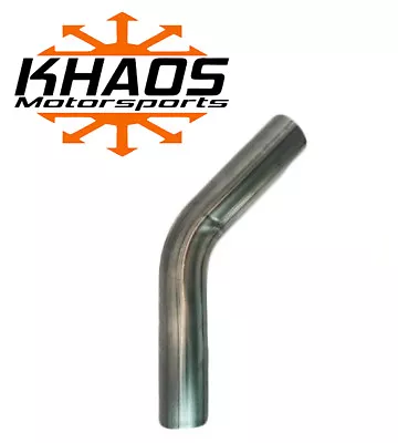 3  45 Degree 304 Stainless Steel Mandrel Bend Pipe Exhaust/Catback USA16ga SS • $39.99