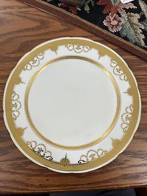 Tiffany Minton Gold Gilt Guilded Dessert Lunch Plate 7 3/4” • $99.99