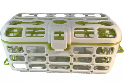 Munchkin Deluxe High Capacity Dishwasher Basket Bottles Nipples Valves Straws • $10.99