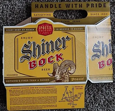 Vintage Shriner Bock Cardboard 6 Pack Bottle Holder Carrier Caddy Lager Beer  • $14.85