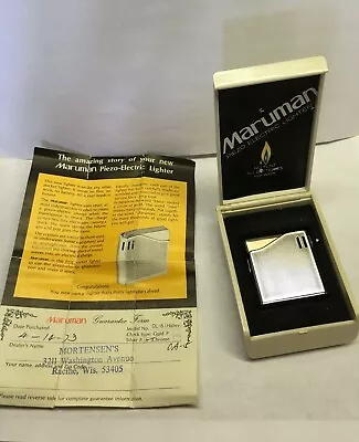Vintage Maruman Halley DL-6 Piezo Electric Lighter In Original Box Made In Japan • $20