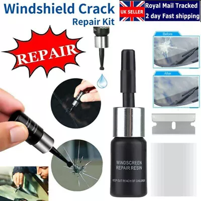 1pc Car Glass Windshield Nano Repair Liquid Car Window Scratch Crack Restore UK • £6.45