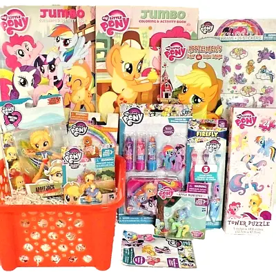 New My Little Pony Toy Gift Basket Toys Apple Jack Figure Birthday Christmas • $49.99
