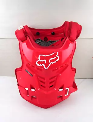 $59.99 • Buy FOX RACING Youth Raptor Pro Frame LC Chest Protector (Style# 06120) RED