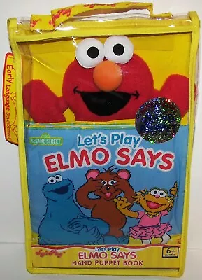 Sesame Street: Let's Play Elmo Says Hand Puppet Book: Early Language Development • $29.95