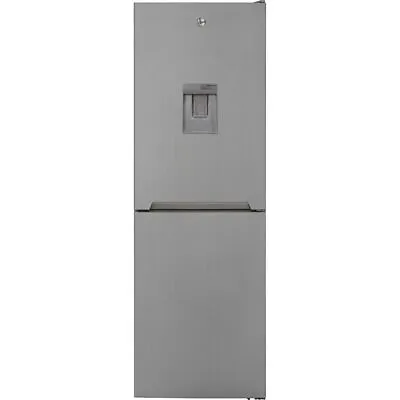 Hoover HOCV1T618EWXK 60cm Free Standing Fridge Freezer Silver E Rated • £519