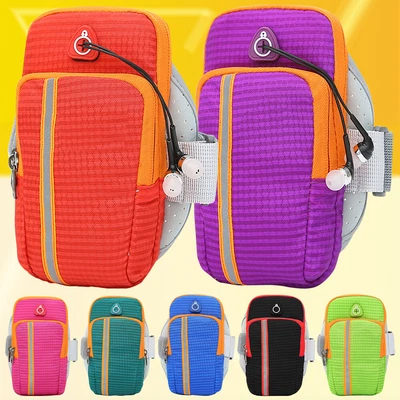 £5.79 • Buy Armband Sports Case Phone Bag Universal With Earphone Hole Gym Running Jogging