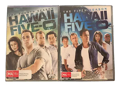 Hawaii Five-0 - Complete Season 4 & 5 (DVD Region 4) VGC + Free Post • $16