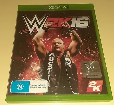 Xbox One W2K16 WWE Wrestling PAL Complete With Booklet + Bonus W2K15 (Disc Only) • $15.99