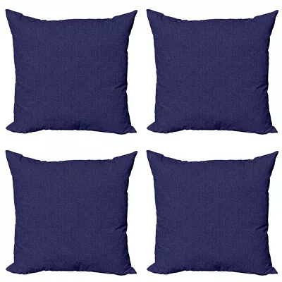 Indigo Pillow Cushion Set Of 4 Royal Paisley Design • £22.99