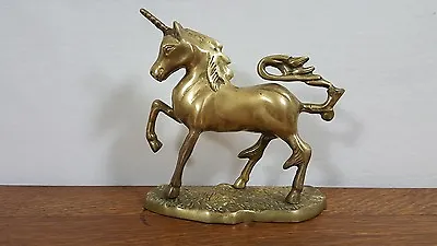 Vintage Brass Unicorn Figurine • $19.99