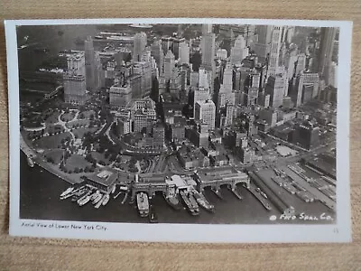 NEW YORK CITY View Of Lower City. Vintage RPPC Postcard • $6.99