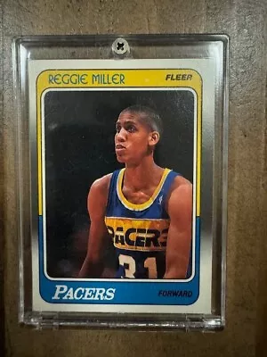 Reggie Miller HOF Rookie Card Fleer 87-88 MC • $10