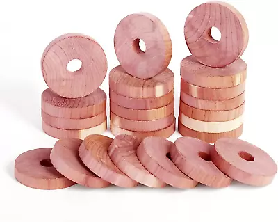 GOGOUP Cedar Rings For Hangers Cedar Blocks For Clothes Storage 100% Natural A • $13.60