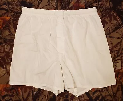 Vintage Jockey Men's Boxer Shorts Underwear White Made In USA Medium (34) • $8