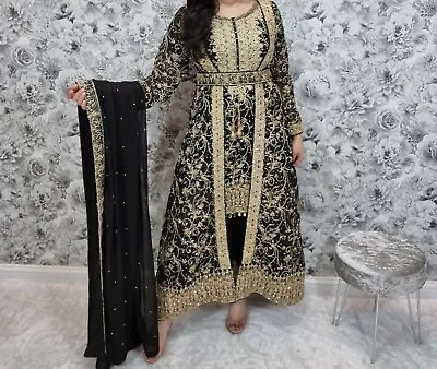 £95 • Buy Pakistani/Indian Fancy Partywear Designer Readymade Suit Sana Safinaz Asim Jofa 