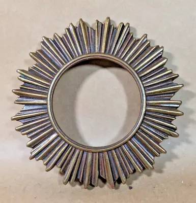 Vintage Sun Shaped Wall Hanging Accent Mirror Round Sunburst Frame • $49.99