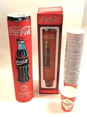 Coca Cola Cup Dispenser/holder & Cups • £19.99