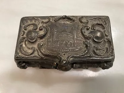 Antique New Haven OSBORN HALL YALE U Metal Trinket Box • $25