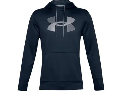 Mens UA Under Armour Big Logo Fleece Sweatshirt Jacket Hoody New With Tags • $38.28