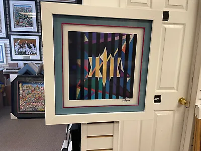 Yaacov Agam Agamograph   Holocaust    Signed & Numbered Limited Edition - Rare ! • $2495