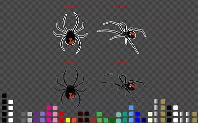 Redback Spider Sticker Decal Car Window Laptop 10~140cm • $10.99