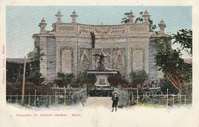 £2 • Buy Aa 875  Malta - Fountain , St Antonio Gardens