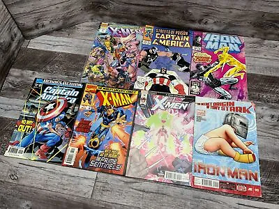 Marvel Comic Lot Of 7 Assorted Set (X-Men Captain America Iron Man) • $19.99