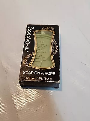 Hai Karate Soap On A Rope 5 Oz W/ Box UNUSED Retro Old Unique Gift • $29.99