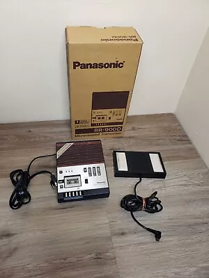 Panasonic Microcassette Transcriber RR-900D & Foot Pedal (Read Full Description) • $33.99