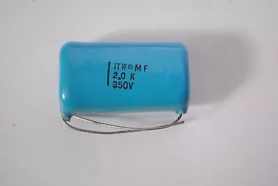 Vintage ITW 2.0 MFD MF 350 V Capacitor NOS • $9.95