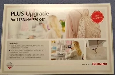 BERNINA Plus Upgrade For BERNINA 770 QE NEW • $375