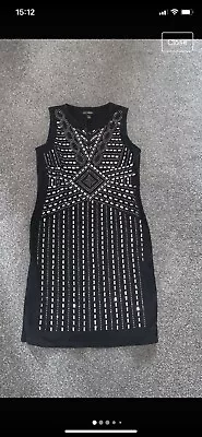 Ladies QED London Beaded Dress Size UKS • £4