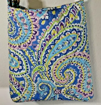 Vera Bradley Capri Blue Purse Bag Crossbody Paisley Retired Design 2008 Quilted • $23.99