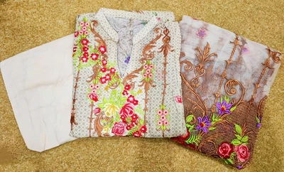 £6.49 • Buy Sana Safina Indian Women 3pc Pakistan Salwar Kameez Embroidery 12/14 M Eid Spec