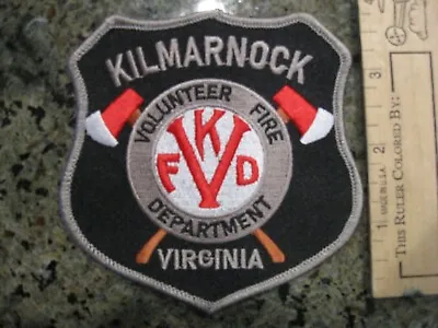 $8.50 • Buy #1 Kilmarnock Virginia Fire Rescue Patch VA