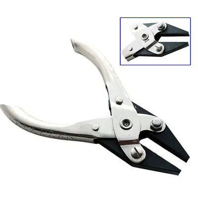 $15.18 • Buy Parallel Action Pliers Flat Nose Smooth Jaw 5-1/2  Jewelry Plier 140mm W/ Spring