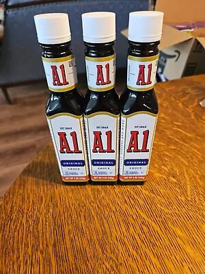 A1. Original Steak Sauce 3- 5oz Bottles (15oz) Exp. 11/13/2025 • $11.95