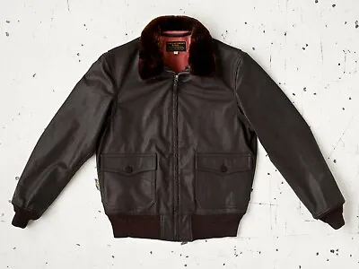 M-422A Flight Jacket (NXs. 416) In Goatskin Leather G1 Pilot Bomber AVI LEATHER • $379