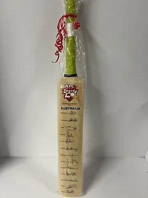 Signed Cricket Australia Kookaburra Bat Australia V Pakistan KFC Twenty/20 Clark • $999